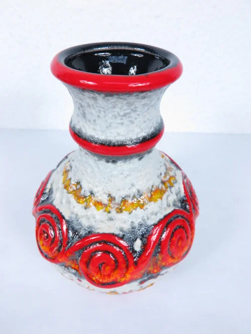 Bild 2 von 70s vase red / orange