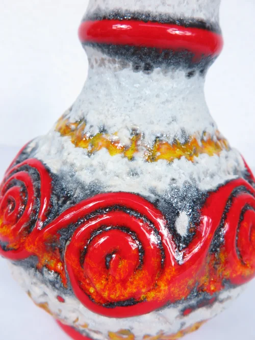 Bild 4 von 70s vase red / orange