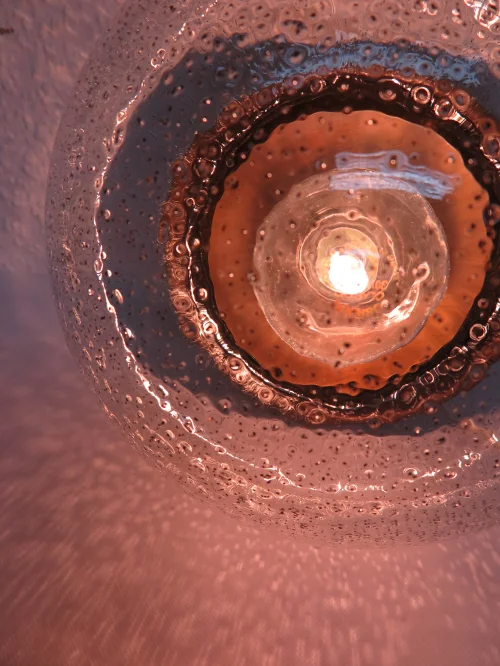 Bild 6 von 70er Wandlampe Rauchglas