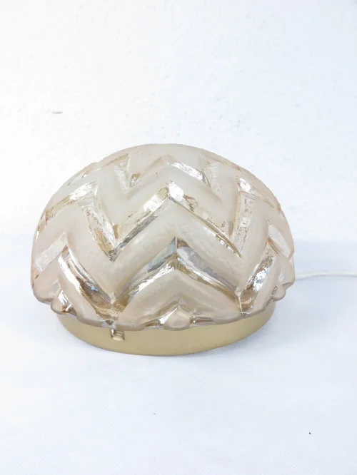 Bild 3 von 70er Wandlampe Glasschirm