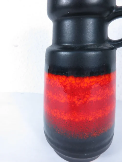 Bild 4 von 70er Vase Scheurich Orange, große Vase