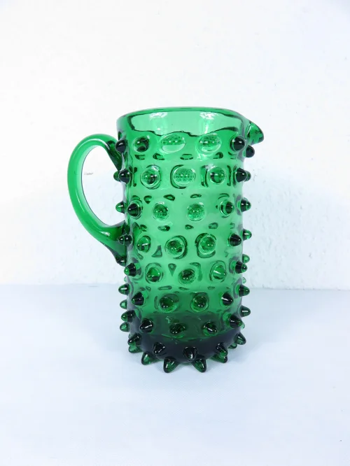 Bild 1 von 60er Murano Glas Krug, Noppenvase, Noppenkrug