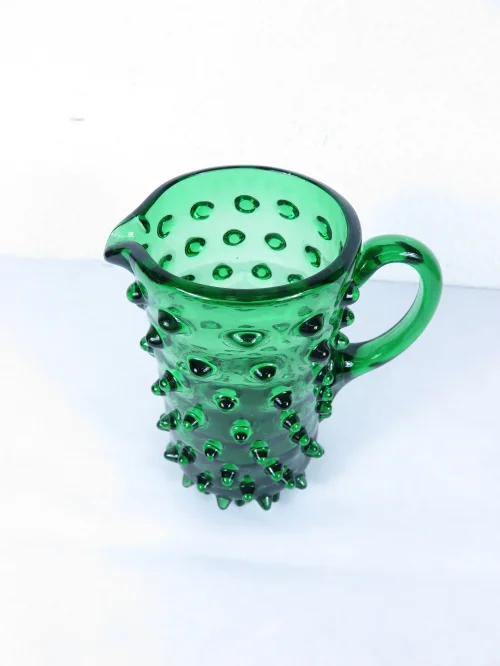 Bild 2 von 60er Murano Glas Krug, Noppenvase, Noppenkrug
