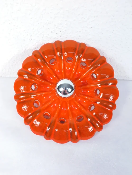 70er Wandlampe Orange