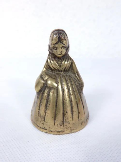 70er Handglocke Messing