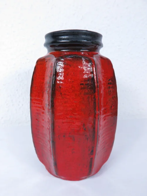 70er Vase Carstens Orange