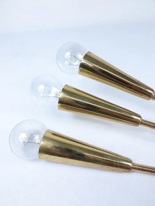 Bild 3 von 20er Wandlampe Jugendstil, Dreierleuchter
