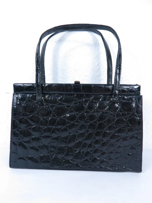 50er Handtasche Kroko