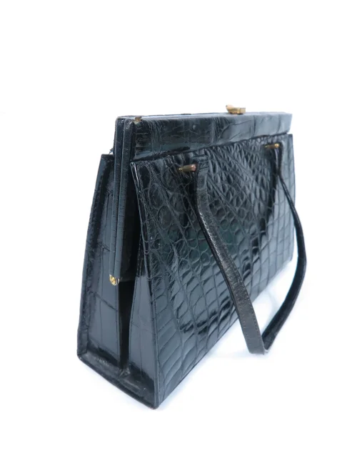 Bild 2 von 50er Handtasche Kroko