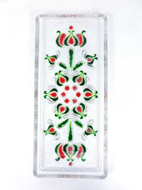 Bild 1 von 70er Kuchenplatte Glas Fabiola