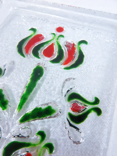 Bild 5 von 70er Kuchenplatte Glas Fabiola