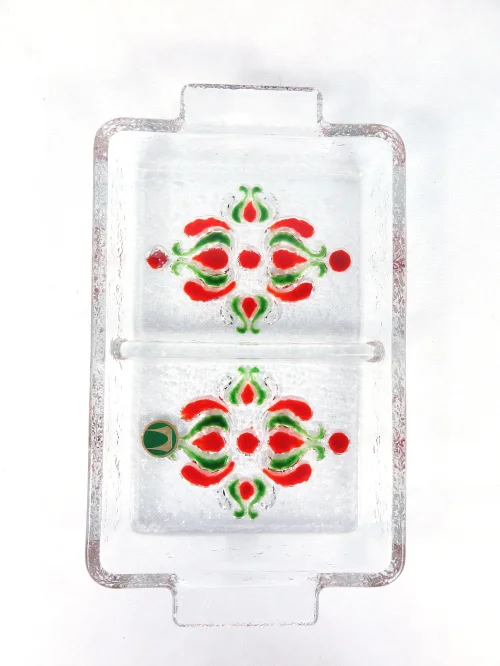 Bild 1 von 70er Servierschale Glas Fabiola