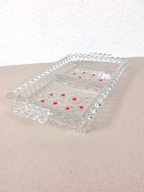 Bild 2 von 70er Kabarettschale Fabiola Walter Glas