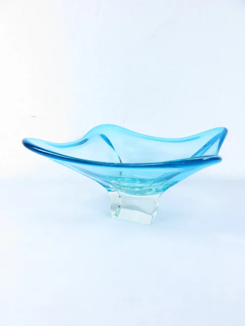 Bild 1 von 70er Obstschale Muranoglas Türkis