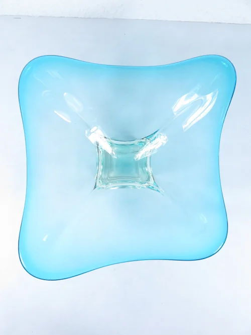 Bild 3 von 70er Obstschale Muranoglas Türkis