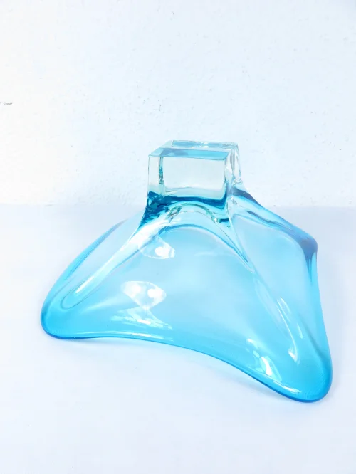 Bild 5 von 70er Obstschale Muranoglas Türkis