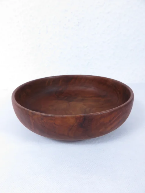 Bild 1 von 70er Holzschale Klein Olivenholz