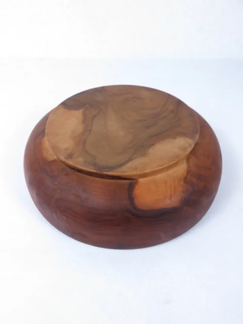 Bild 3 von 70er Holzschale Klein Olivenholz