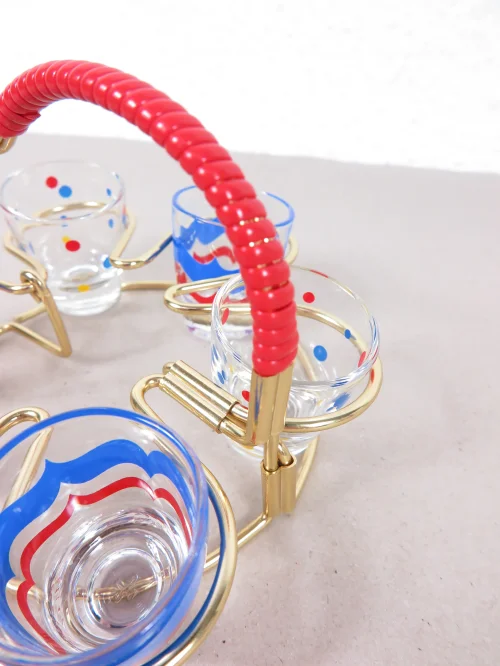 Bild 4 von 60er Schnapsgläser Set mit Halter