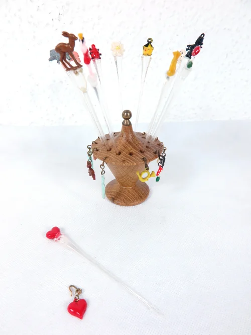 Bild 3 von 50er Bowlespieße mit Gläseranhänger mit Halterung