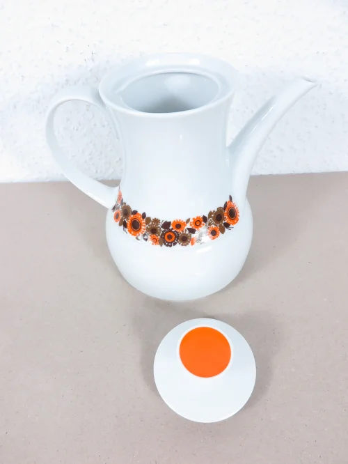 Bild 6 von 70er Thomas Kaffeeservice Orange für 6 Personen