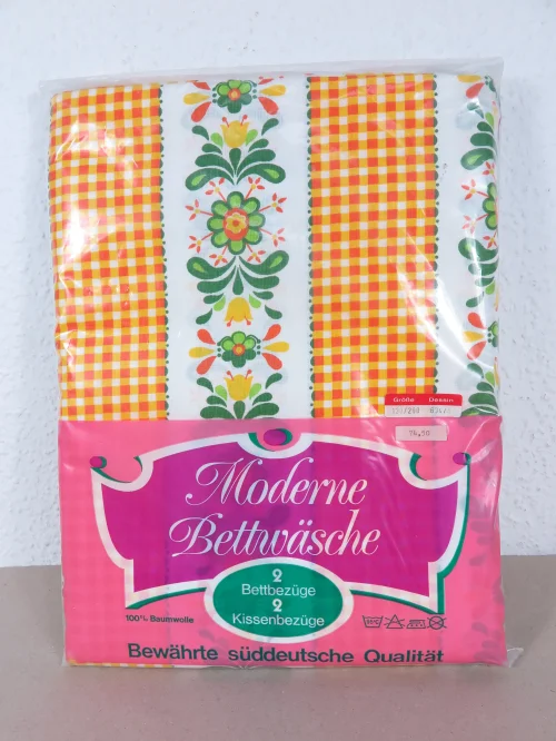 Bild 1 von 70er Bettwäsche, Schwarzwald Design