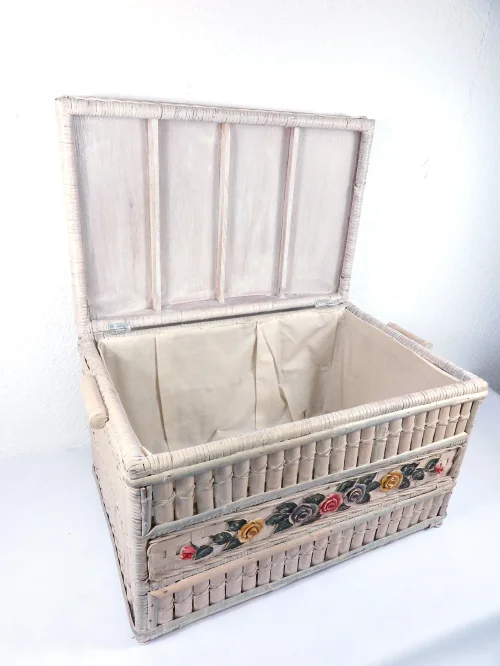 Bild 1 von 70er Rattan Truhe