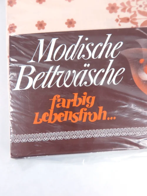 Bild 2 von 70er Bettwäsche braune Blümchen