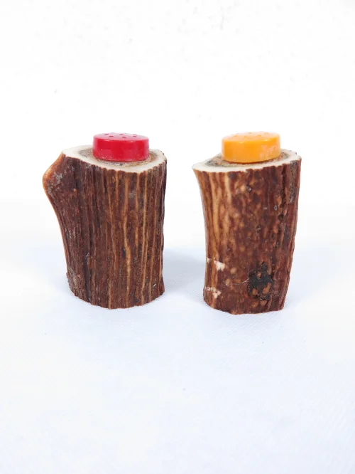 Bild 1 von 70er Salz und Pfeffer Streuer Hirschhorn