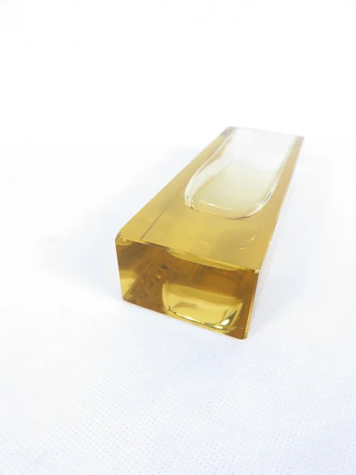 Bild 3 von 70er Vase Glas Eckig Murano Glas Uranglas?