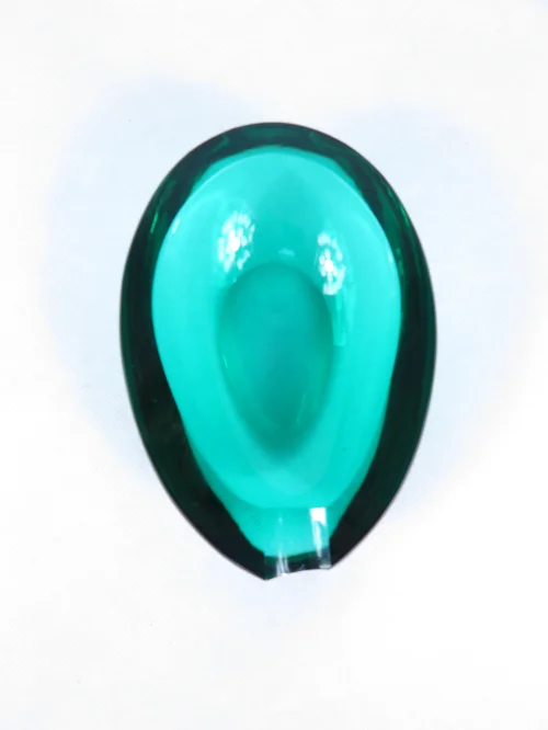 Bild 3 von 60er Aschenbecher Murano Glas Türkis