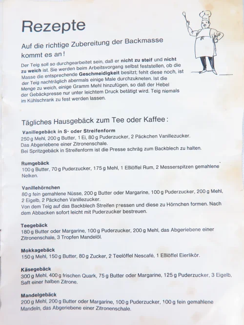 Bild 7 von 60er Backpresse Spritzgebäck Express