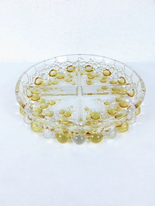 Bild 2 von 70er Servierschale Bubble Optik