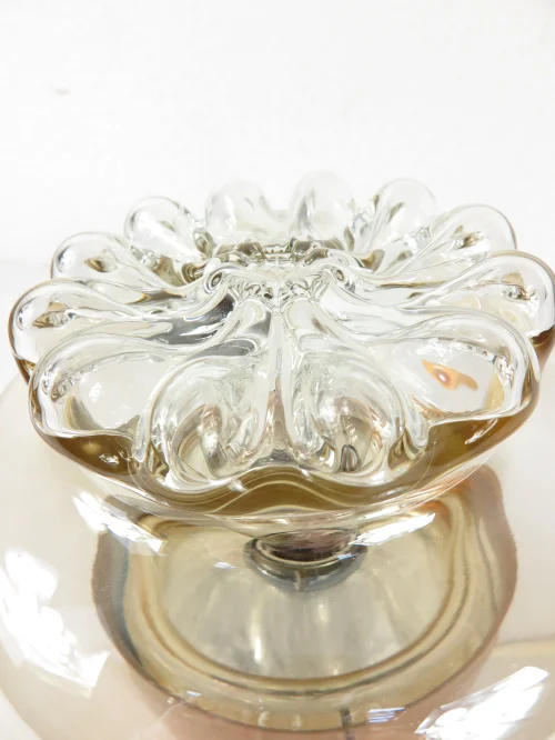 Bild 3 von 70er Wandlampe Glas