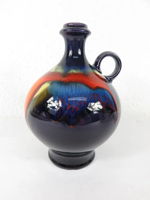 70er Vase mit Henkel Hutschenreuter