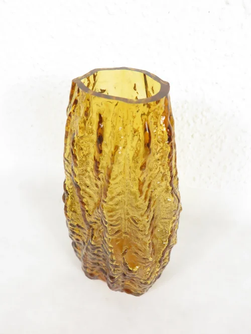 Bild 2 von 70s glass vase Ingrid Ochre