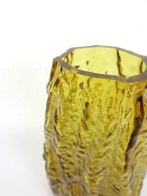 Bild 3 von 70s glass vase Ingrid Ochre