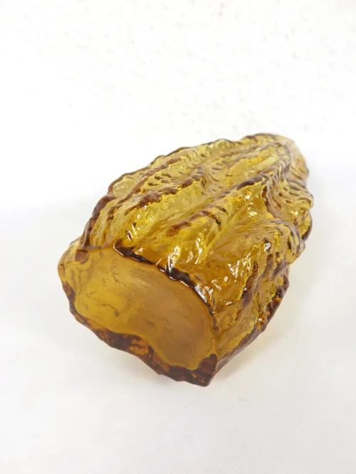 Bild 4 von 70s glass vase Ingrid Ochre