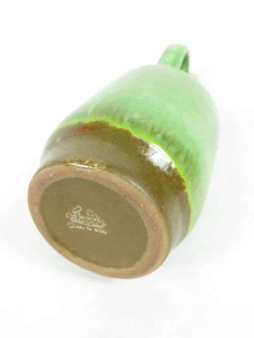 Bild 5 von 70er Strehla Keramik Vase Grün