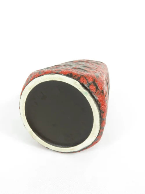 Bild 5 von vase orange des années 70 Céramique