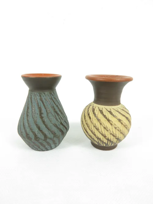 50er Minivase roter Ton
