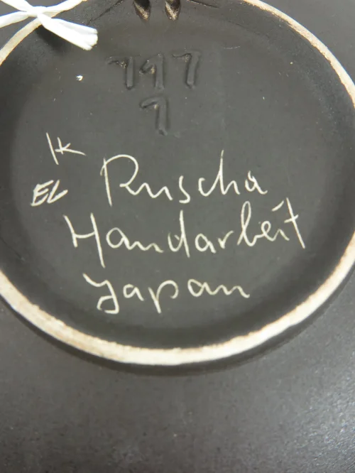 Bild 5 von 50s wall plate, plate Ruscha Japan