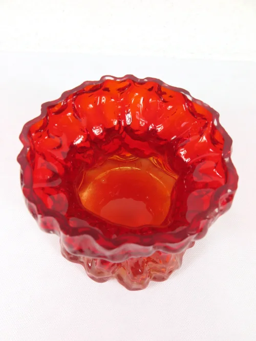 Bild 3 von 70er Glasvase Rot, Ingrid Kristal