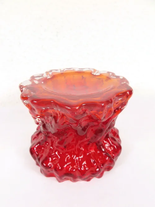 Bild 4 von 70er Glasvase Rot, Ingrid Kristal