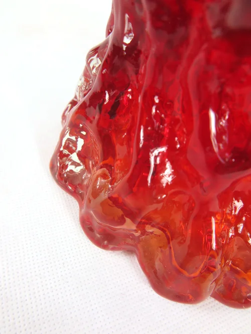 Bild 6 von 70er Glasvase Rot, Ingrid Kristal
