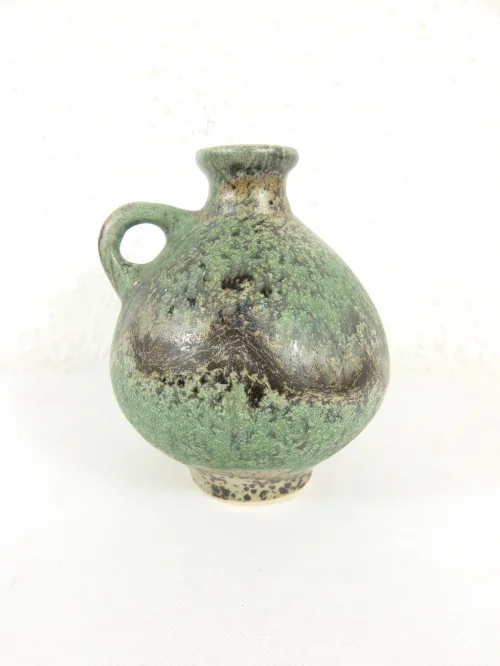 70er Vase Ruscha, Henkelvase