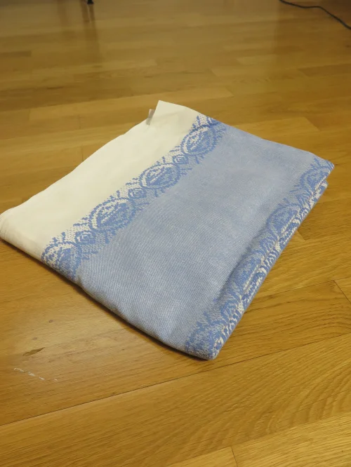 Bild 6 von 60s tablecloth blue / white