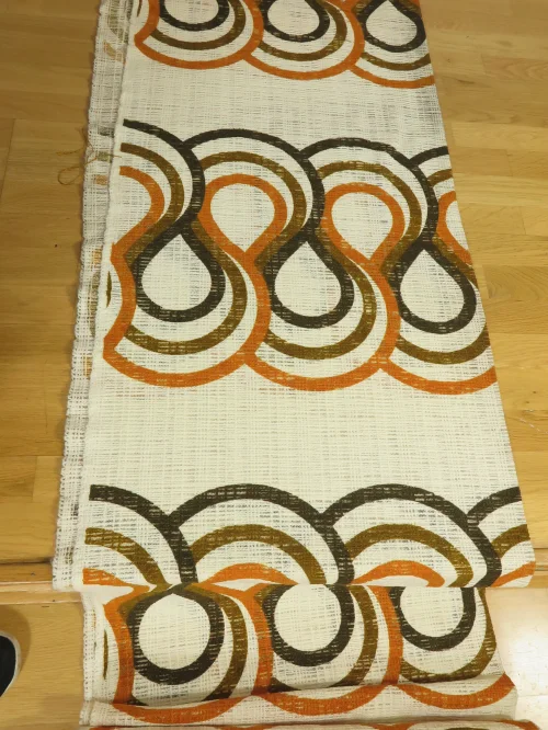 Bild 3 von 70s curtain fabric, curtain fabric brown