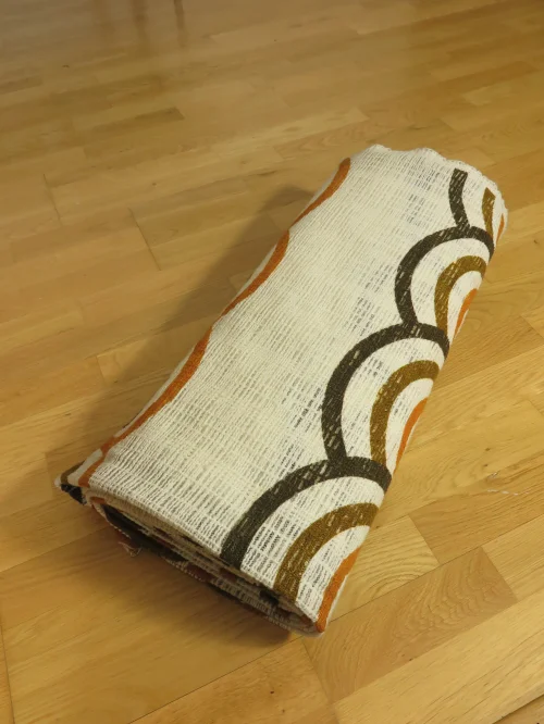 Bild 4 von 70s curtain fabric, curtain fabric brown