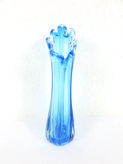Bild 1 von 70er Murano Glas Vase, Orchideenvase